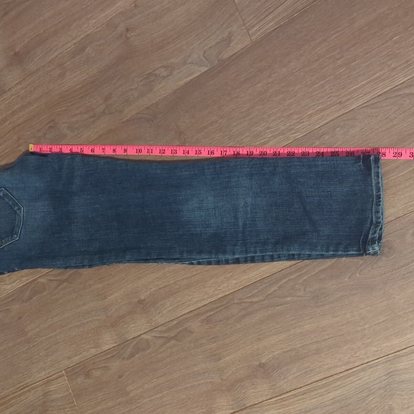 ABERCROMBIE & FITCH | dark denim bootcut Stretchy jeans,  28 x 28 Inseam, EUC - Picture 5 of 5